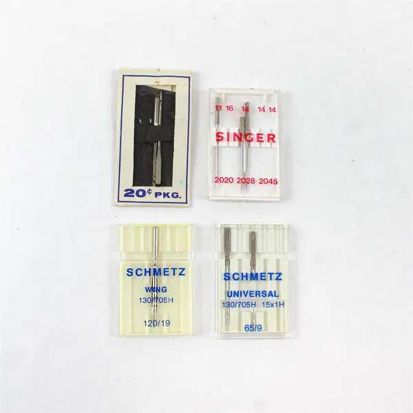 Lot of 4 Sewing Machine Needle Packs Schmetz Singer Boye