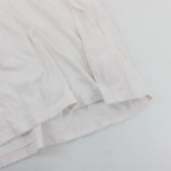 Miss Elaine Light Pink Embroidered Floral Nightgown Size S