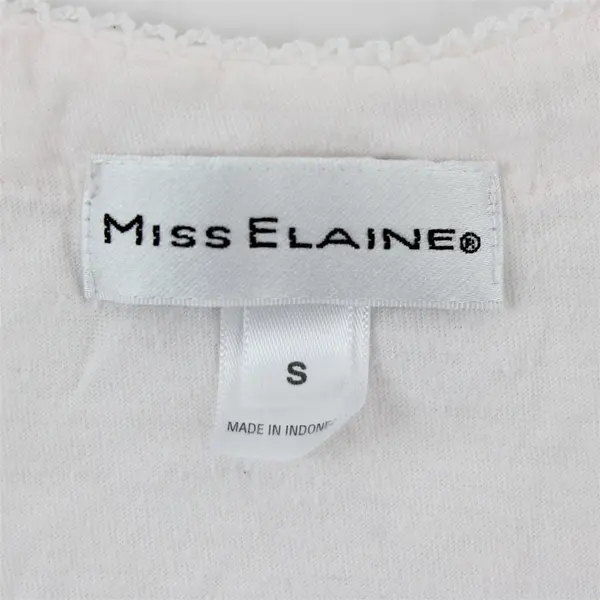Miss Elaine Light Pink Embroidered Floral Nightgown Size S