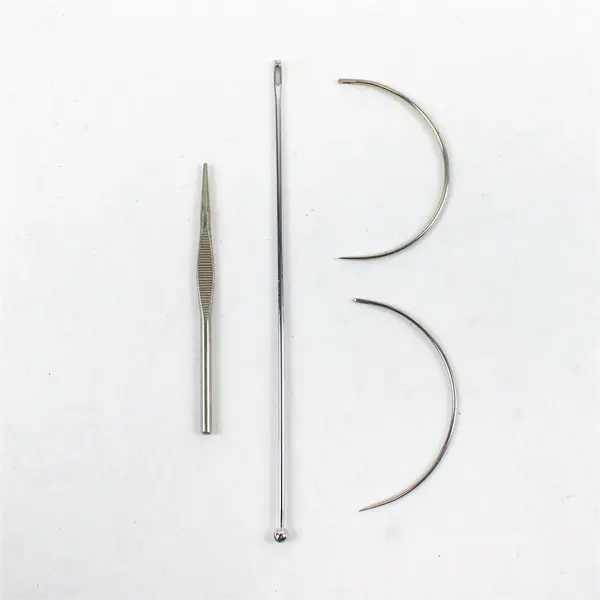 Lot of 4 Vintage Sewing Needles Needle Threader Tools Accessories
