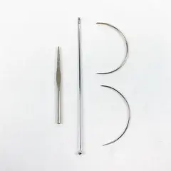 Lot of 4 Vintage Sewing Needles Needle Threader Tools Accessories