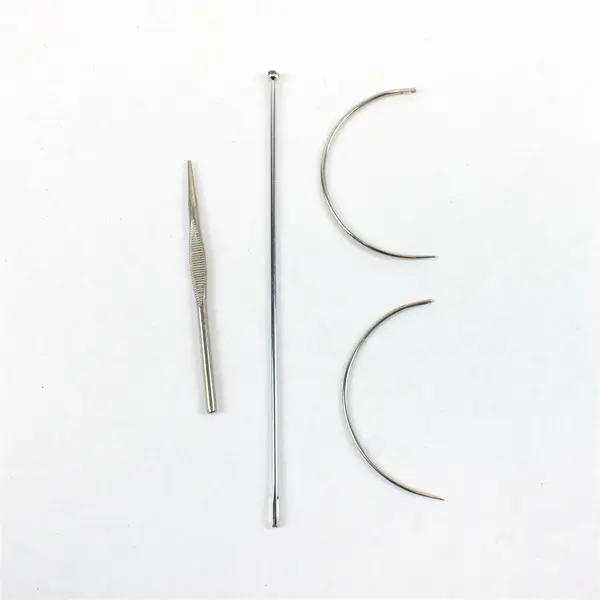 Lot of 4 Vintage Sewing Needles Needle Threader Tools Accessories