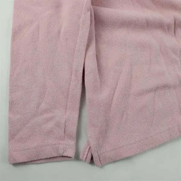 Jason Maxwell Women's L Light Pink Quarter Button Pullover Sweater
