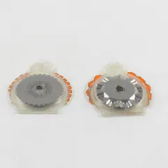 Lot of 2 Fiskars 45mm Rotary Replacement Blades in Cases