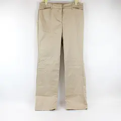 Charter Club Tan Full Length Mid Rise Straight Leg Pants Women's 8