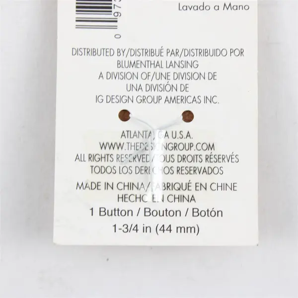 Pack of 6 Olive Wood Buttons & 1 Organic Elements Button, New 