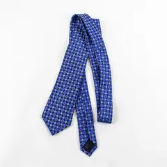 Broletto Royal Blue and Orange Floral Silk Necktie 60"
