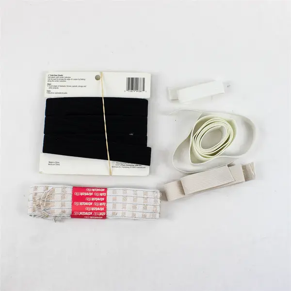 Lot of 6 Sewing Elastic Dritz Fold-Over Stretchrite Waistband Pieces
