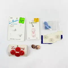 Lot of Mixed Sewing Buttons Vintage Assorted Craft Repair Collectible