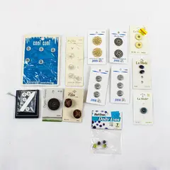 Vintage Burberry Button Packet Mixed Lot Sewing Buttons & Notions