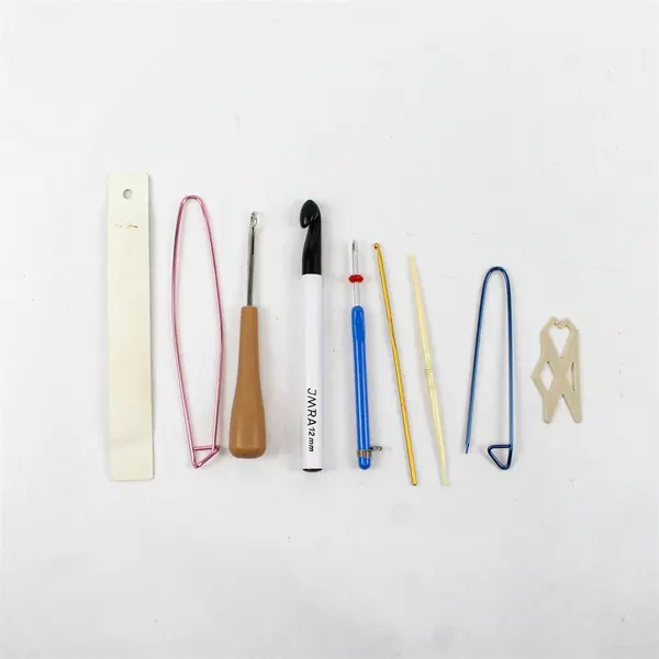 Lot of 9 Crochet Hooks & Accessories Needlecraft Supply