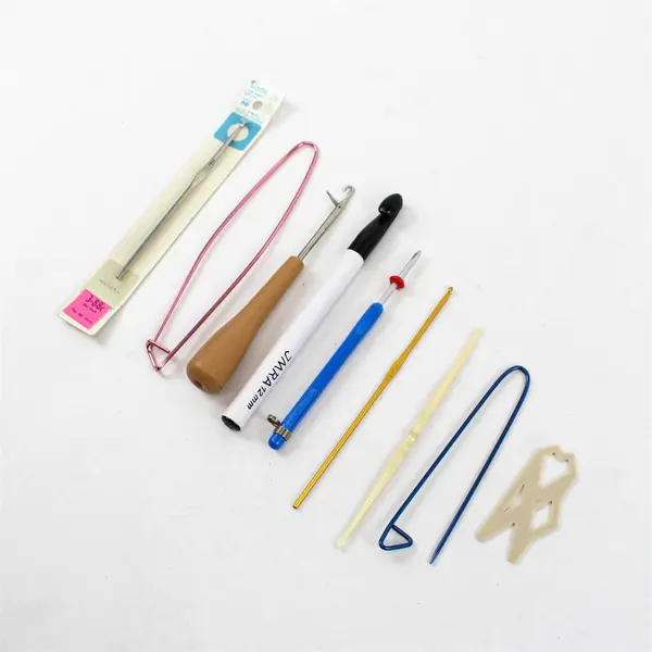 Lot of 9 Crochet Hooks & Accessories Needlecraft Supply