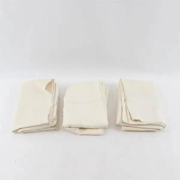 Lot Of 3 Charisma Wrinkle Shield Matching Solid White Standard Pillow Cases