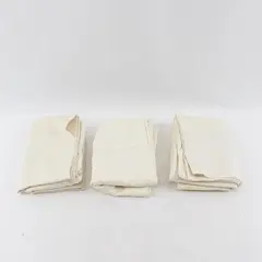 Lot Of 3 Charisma Wrinkle Shield Matching Solid White Standard Pillow Cases
