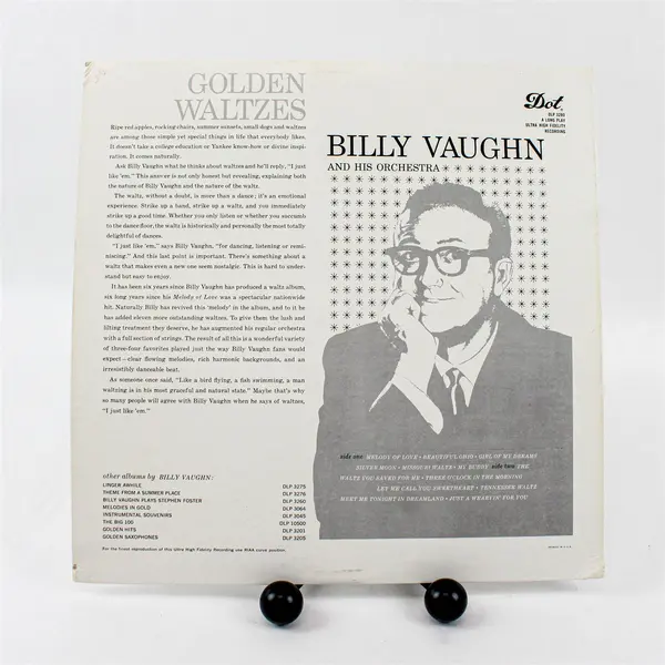 Billy Vaughn Golden Waltzes 12" Vinyl Record