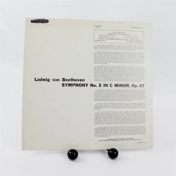 Beethoven Symphony No. 5 Op. 67 Karel Ancerl Czech Philharmonic Orchestra LP