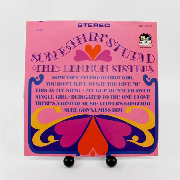 The Lennon Sisters Somethin' Stupid 12" Vinyl Record