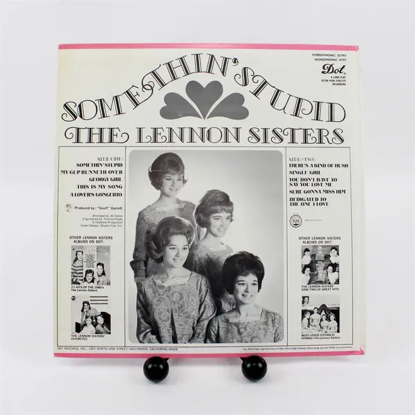 The Lennon Sisters Somethin' Stupid 12" Vinyl Record