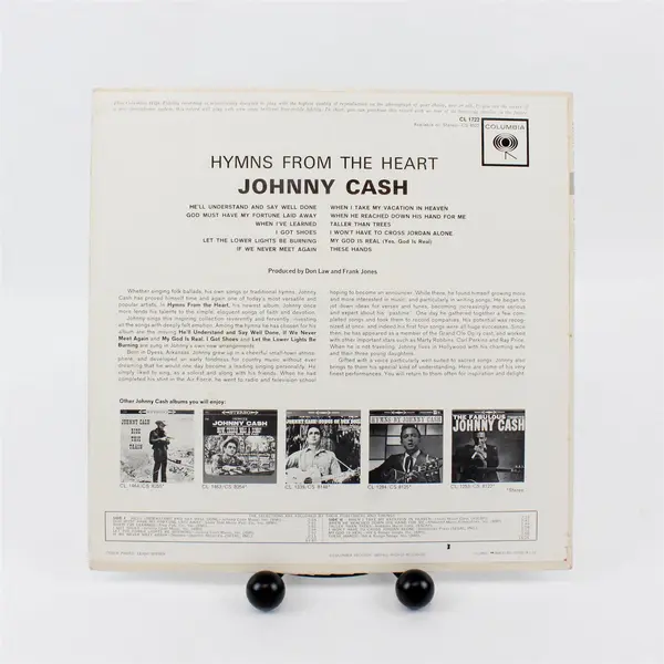 Johnny Cash Hymns From The Heart 12" Vinyl Record