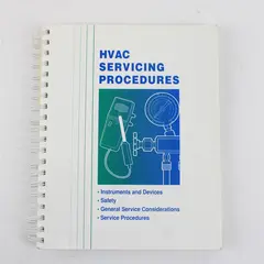 HVAC Servicing Procedures 1995 Spiral Bound Book