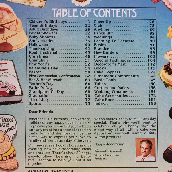 Wilton Yearbook Cake Decorating 1980 Paperback Magazine