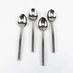 Lot of 4 Hampton Silvermmith Place Spoons Unknown Pattern Flatware Set