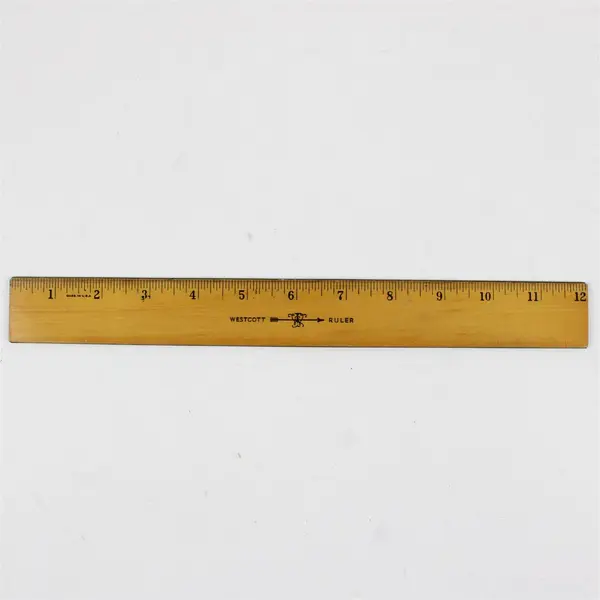 Four Westcott Rulers in Various Sizes: 12, 15, and 18 inches. Good Condition.
