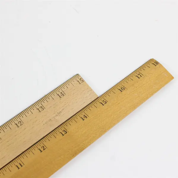 Four Westcott Rulers in Various Sizes: 12, 15, and 18 inches. Good Condition.
