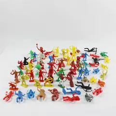 Vtg 1950's Marx Sears Heritage Fort Apache Playset Pieces - 70 Native Americans