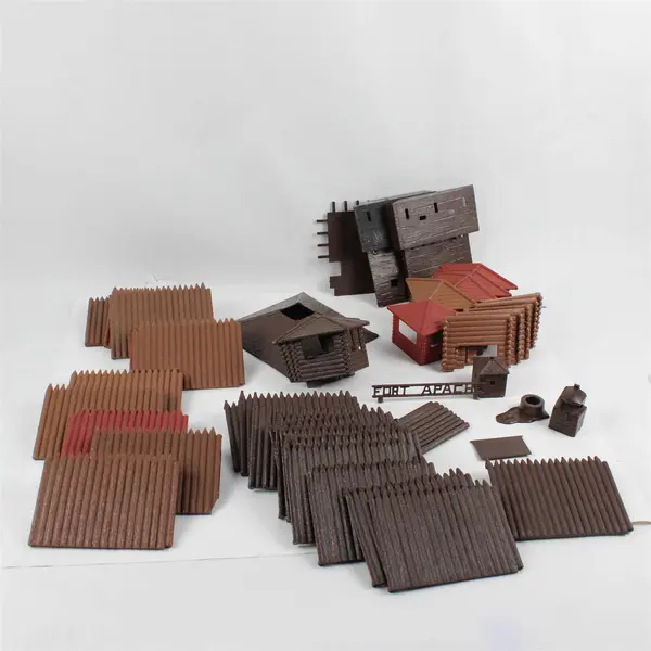Vtg 1950's Marx Sears Heritage Fort Apache Playset Stockade Replacement Pieces