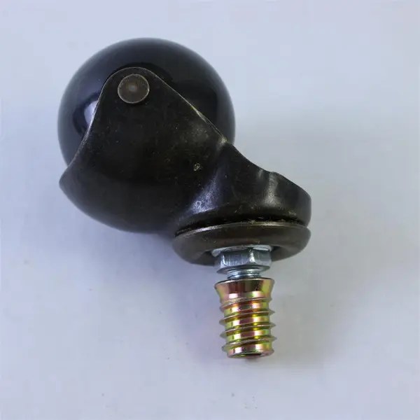 5pcs 2 Inch Ball Caster Wheels Threaded Stem Caster Bronze