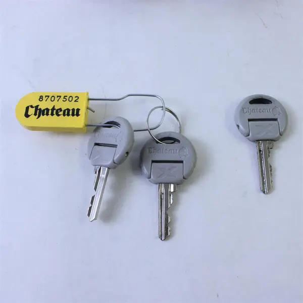 Lot of 2 Chateau C99X XType Stainless Steel Round Disc Locks