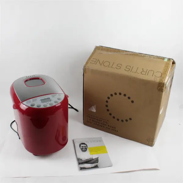 Curtis Stone Red 2lb Electric Bread Maker (10520RD, 120V) Original Packaging