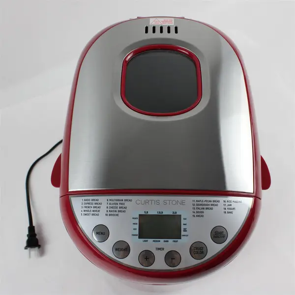 Curtis Stone Red 2lb Electric Bread Maker (10520RD, 120V) Original Packaging