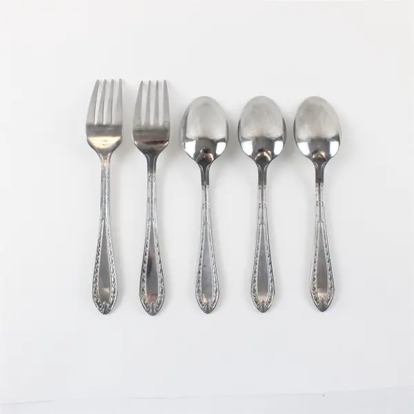  Five Stainless Reed and Barton Flatware Pieces in Marie Antoinette Pattern
