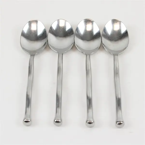 Four Gibson Polished Contour Oval/Place Spoons