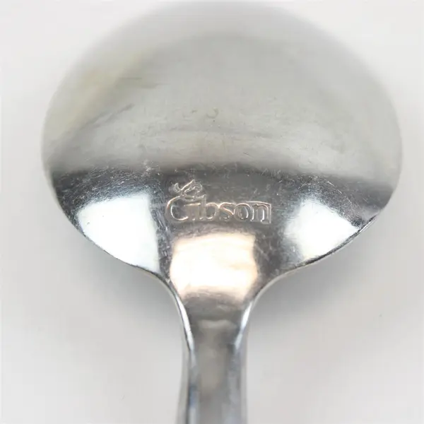 Four Gibson Polished Contour Oval/Place Spoons