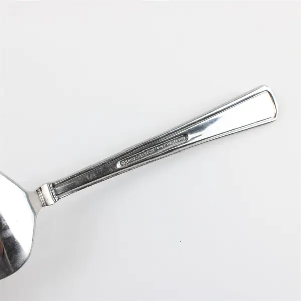 Reed & Barton Newhall Matte 18/10 Stainless Pierced Tablespoons and Meat Fork