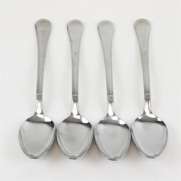 Set of 4 Reed & Barton Ultra Select Piazza Navona Place Spoons 18/0 Stainless