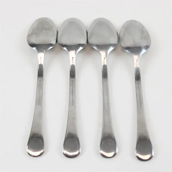Set of 4 Reed & Barton Ultra Select Piazza Navona Place Spoons 18/0 Stainless
