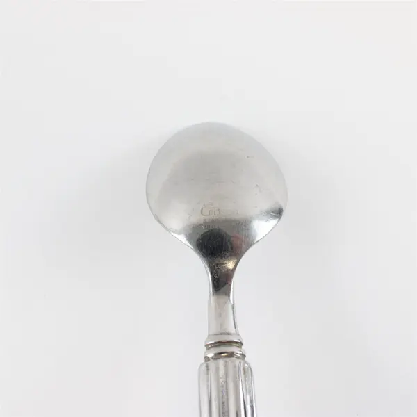 Lot of Five Stainless Gibson  Place/Oval Spoons in the Pattern Sidewalk Cafe