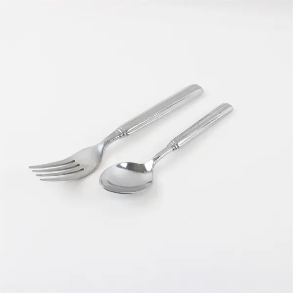 Mixed Lot of Four Stainless Gibson Flatware in the Sidewalk Cafe Pattern