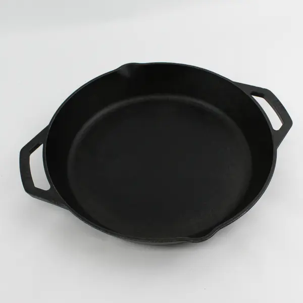  Lodge 1896 Two Handle Cast Iron Skillet 12" Diameter