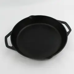  Lodge 1896 Two Handle Cast Iron Skillet 12" Diameter