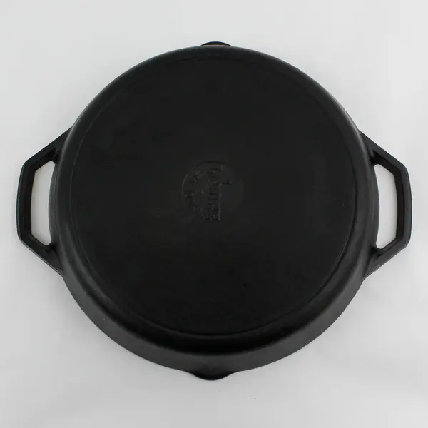  Lodge 1896 Two Handle Cast Iron Skillet 12" Diameter