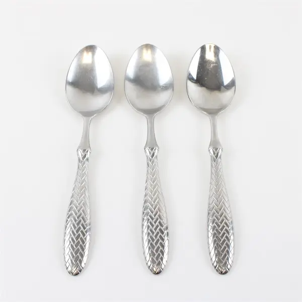 Three 18/8 Stainless Place/Oval Spoons in the Pattern Amanda from Gibson