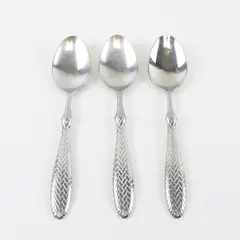 Three 18/8 Stainless Place/Oval Spoons in the Pattern Amanda from Gibson