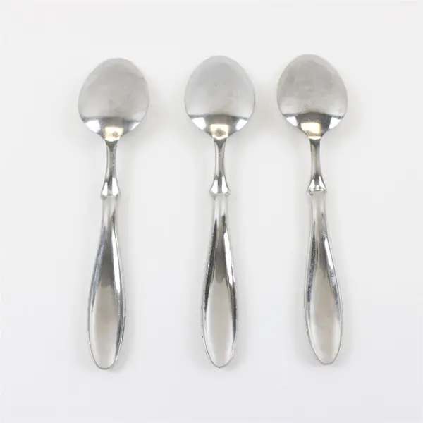 Three 18/8 Stainless Place/Oval Spoons in the Pattern Amanda from Gibson