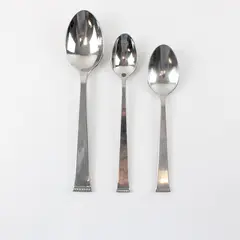Various 18/10 Stainless Reed and Barton Spoons in RDS Summer