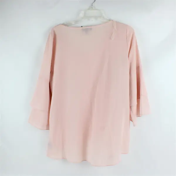 Alyx Pale Pink 3/4 Butterfly Sleeve V-Neck Top Women's Medium
